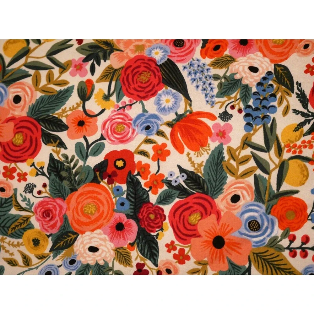 Handmade Standard Size Pillowcase Set Wild Wildflowers